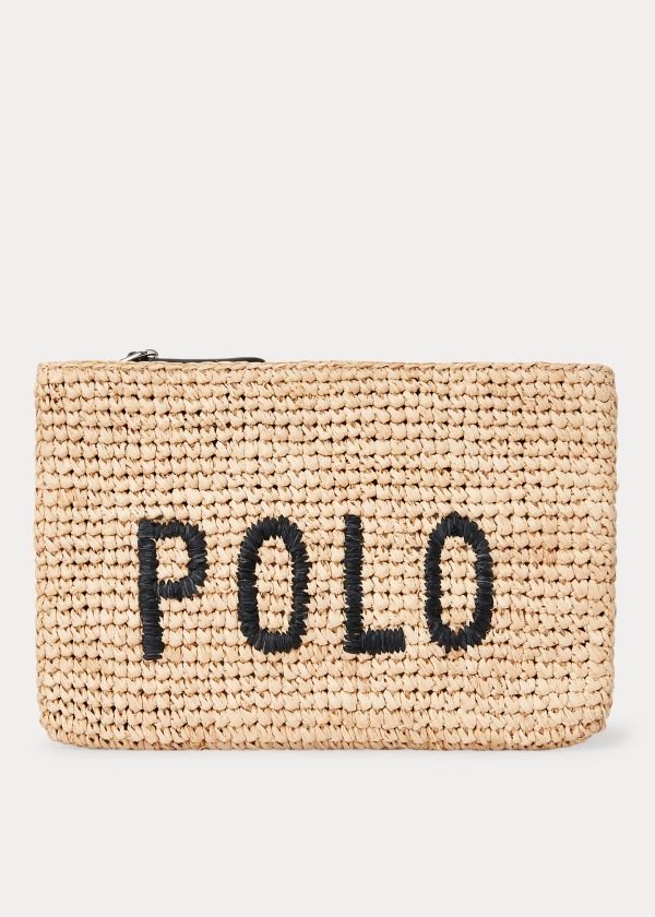 Poncho Polo Ralph Lauren Mujer Kaki - Polo Raffia - CJHTF6428